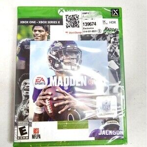 Madden NFL‎ 21 Xbox One Xbox Series X EA Sports Football Video Game New Sealed